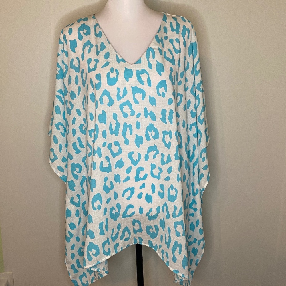 Swim suit coverup or Tunic one size fits like L or XL